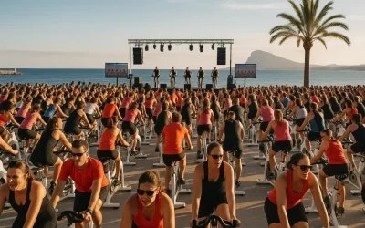 Denia Hosts World Record Cycling Spectacle by Mediterranean